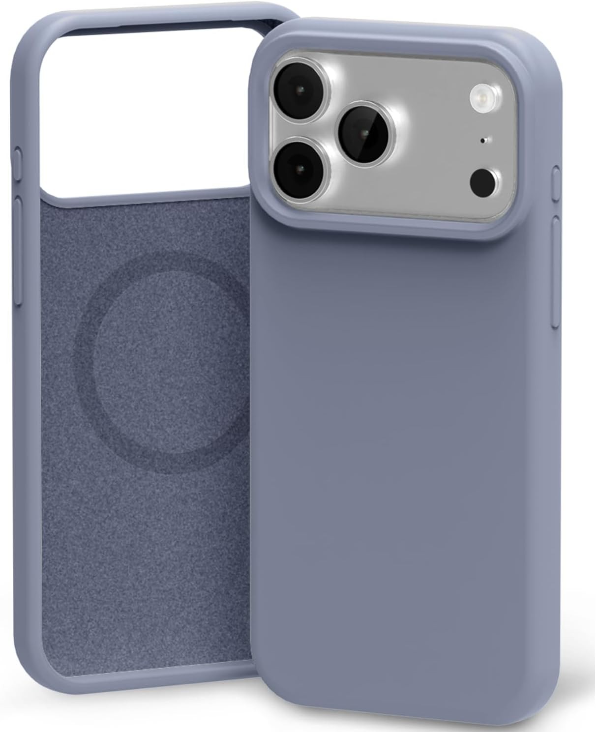 Korpuss Mercury Pure Magsafe Silicon Case Apple iPhone 17 Pro lavandrs pelēks