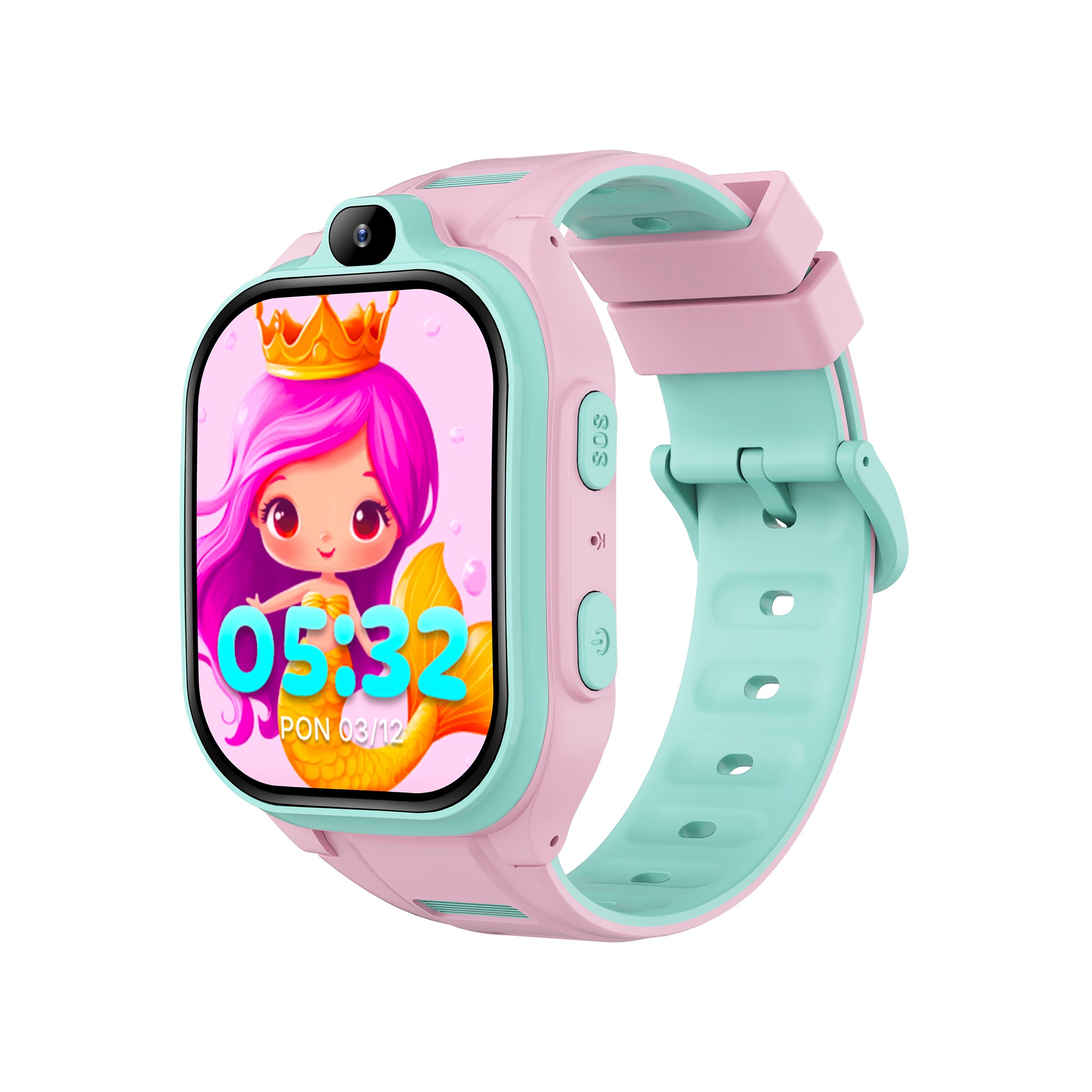 Forever viedpulkstenis GPS WiFi 4G Kids Boost KW-530 rozā
