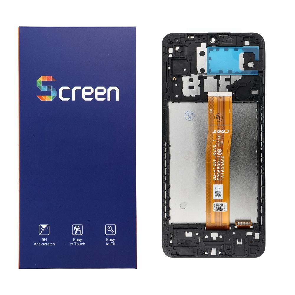 OG LCD ekrāns SAMSUNG 12S A127 F/U/M OEM ar rāmi