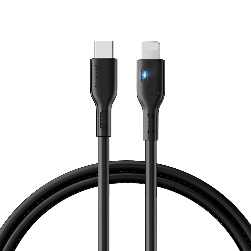 Joyroom Premium Series A13 Lightning / USB-C kabelis 20W 1,2 m - melns