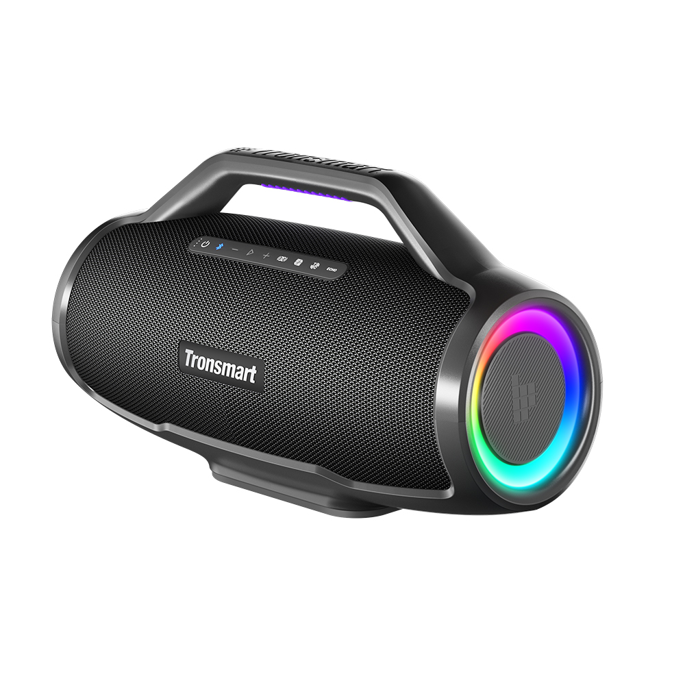 Tronsmart Bang Max 130W portatīvais Bluetooth 5.3 IPX6 ballīšu skaļrunis - melns