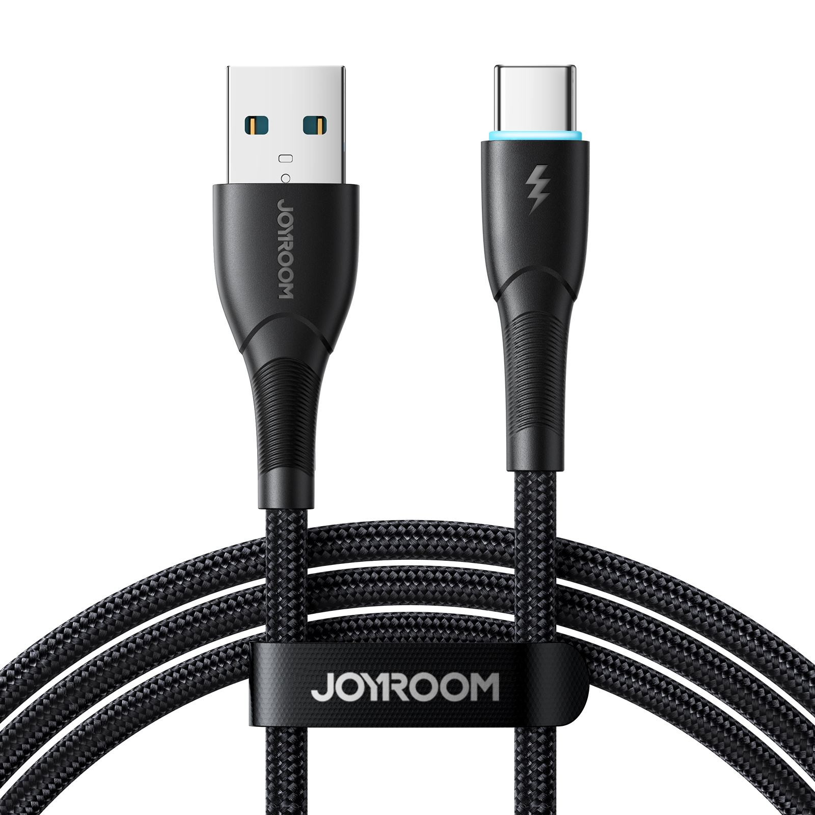 Joyroom Starry Series SA32-AC3 3A USB-A / USB-C kabelis 1 m - melns