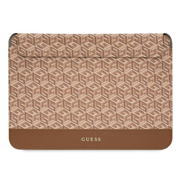Guess GCube Stripes apvalks 16" klēpjdatoram - brūns