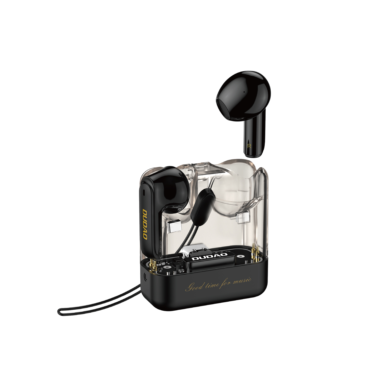 Dudao U18Pro Bluetooth 5.3 TWS bezvadu austiņas - melnas