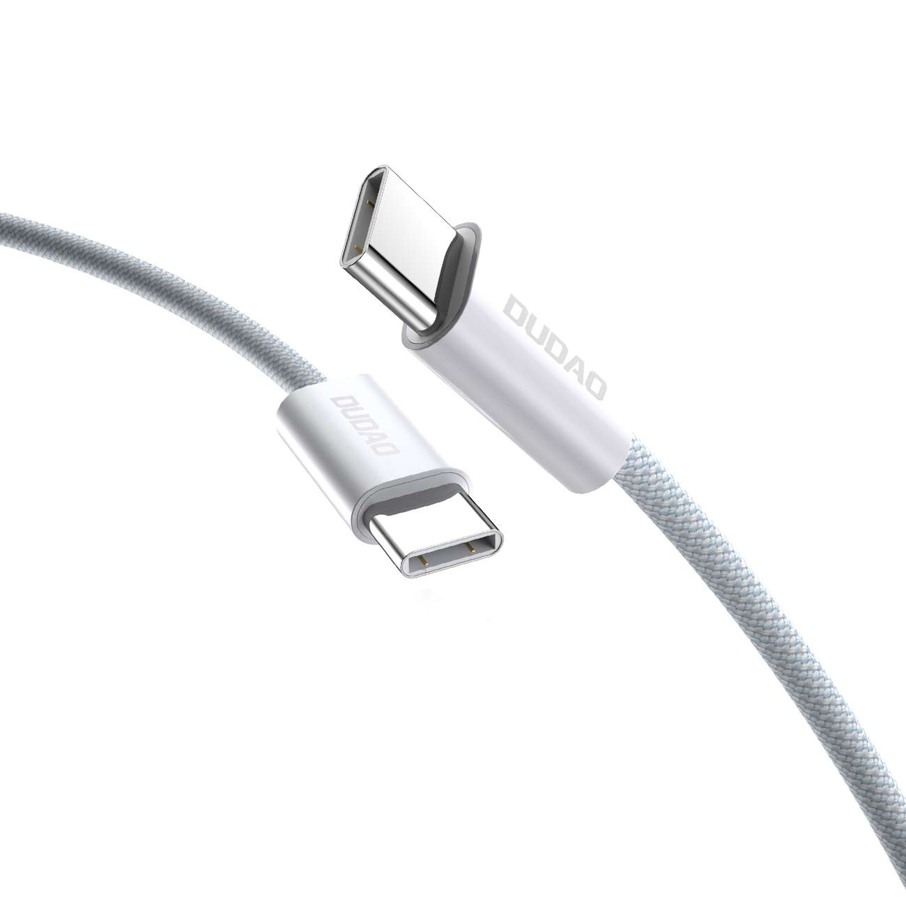 Dudao L6C USB-C - USB-C PD kabelis 30W 1m - gaiši zils