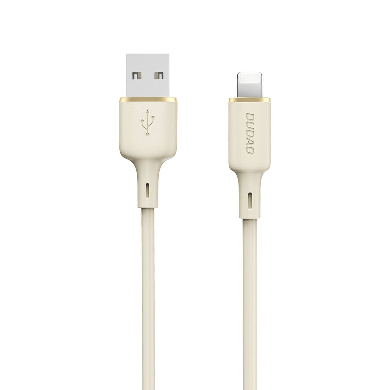 Dudao L7SL USB-A - Lightning kabelis 5A 1m - bēšs