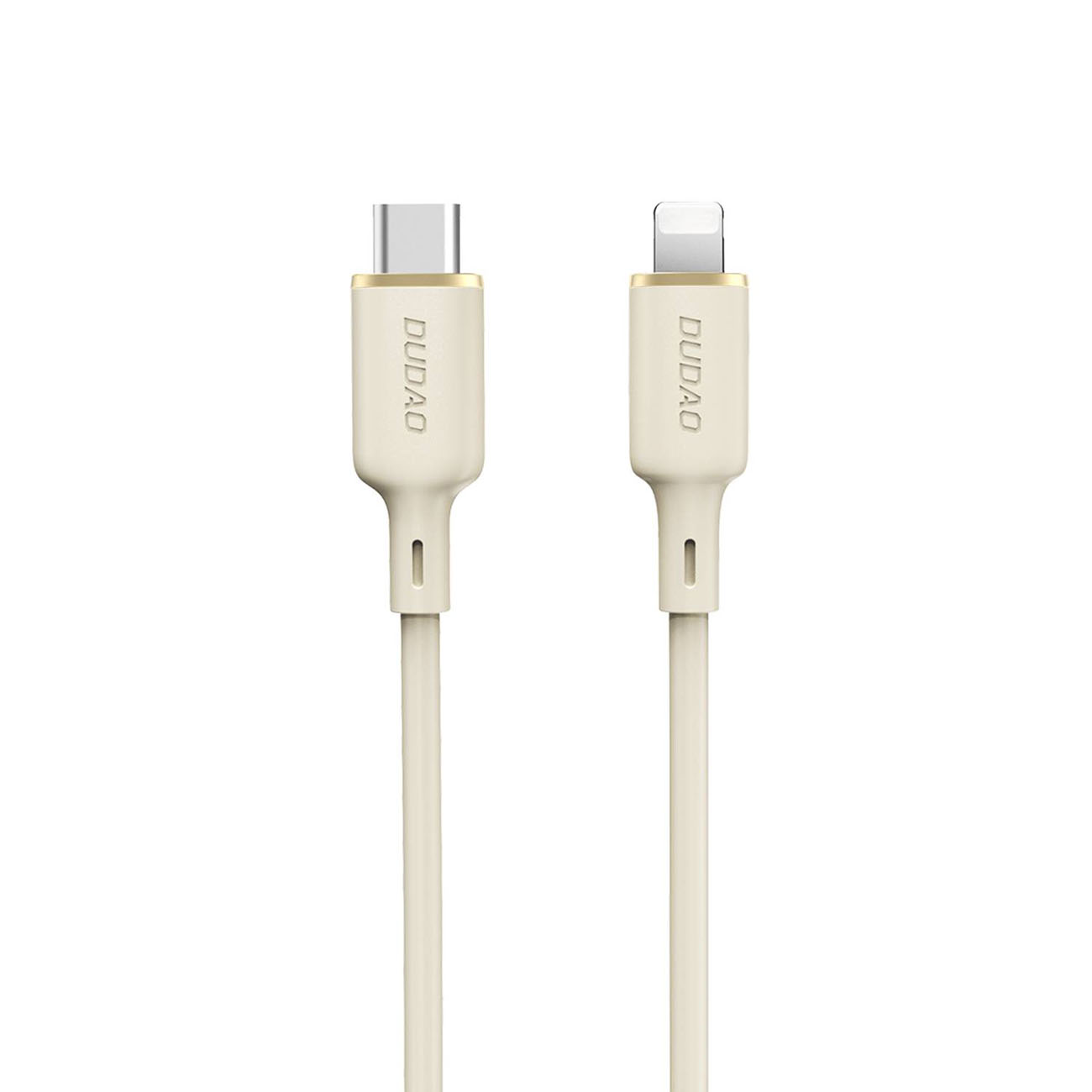 Dudao L7SCL USB-C - Lightning kabelis 30W 2m - bēšs
