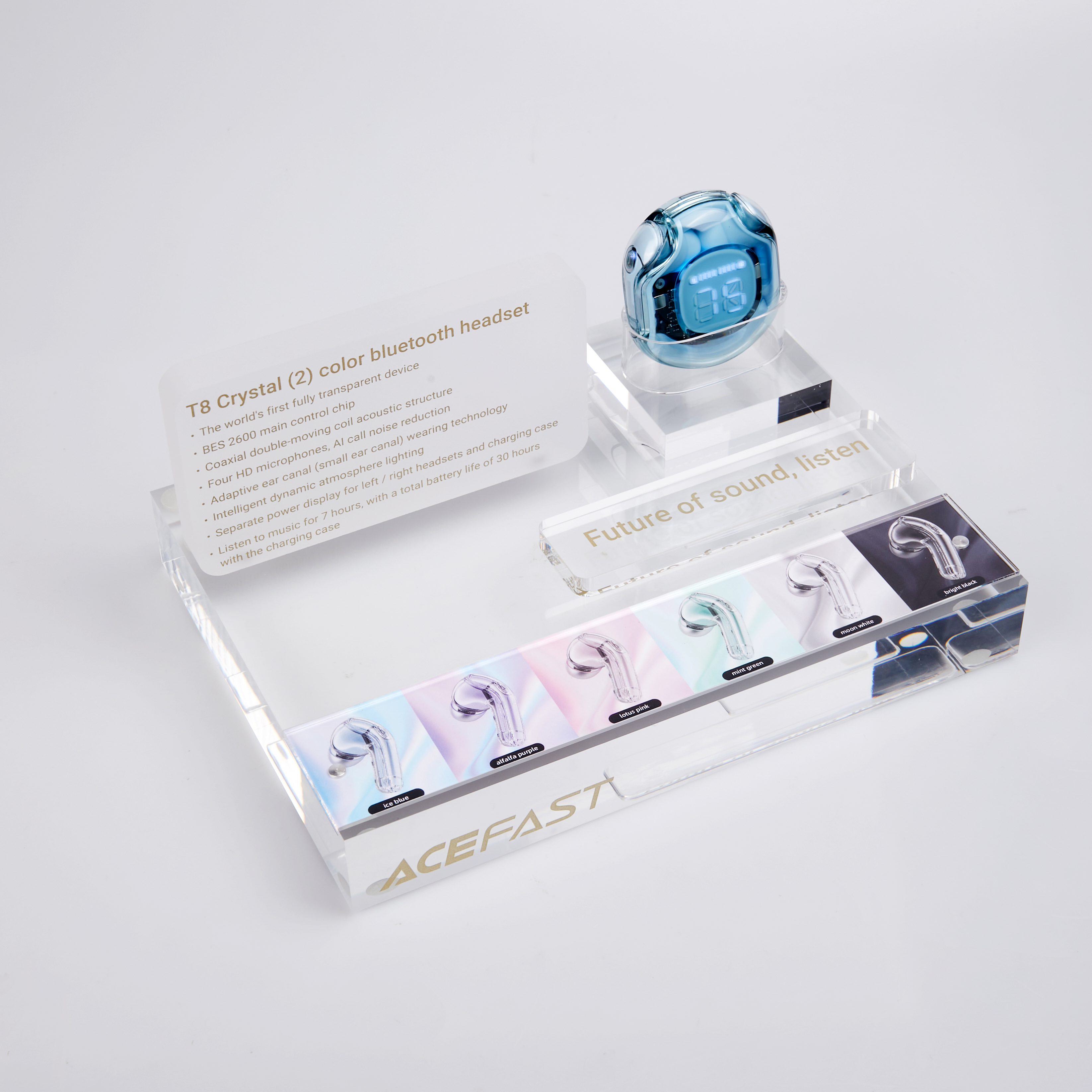 Acefast T8 austiņu displejs (MT04)