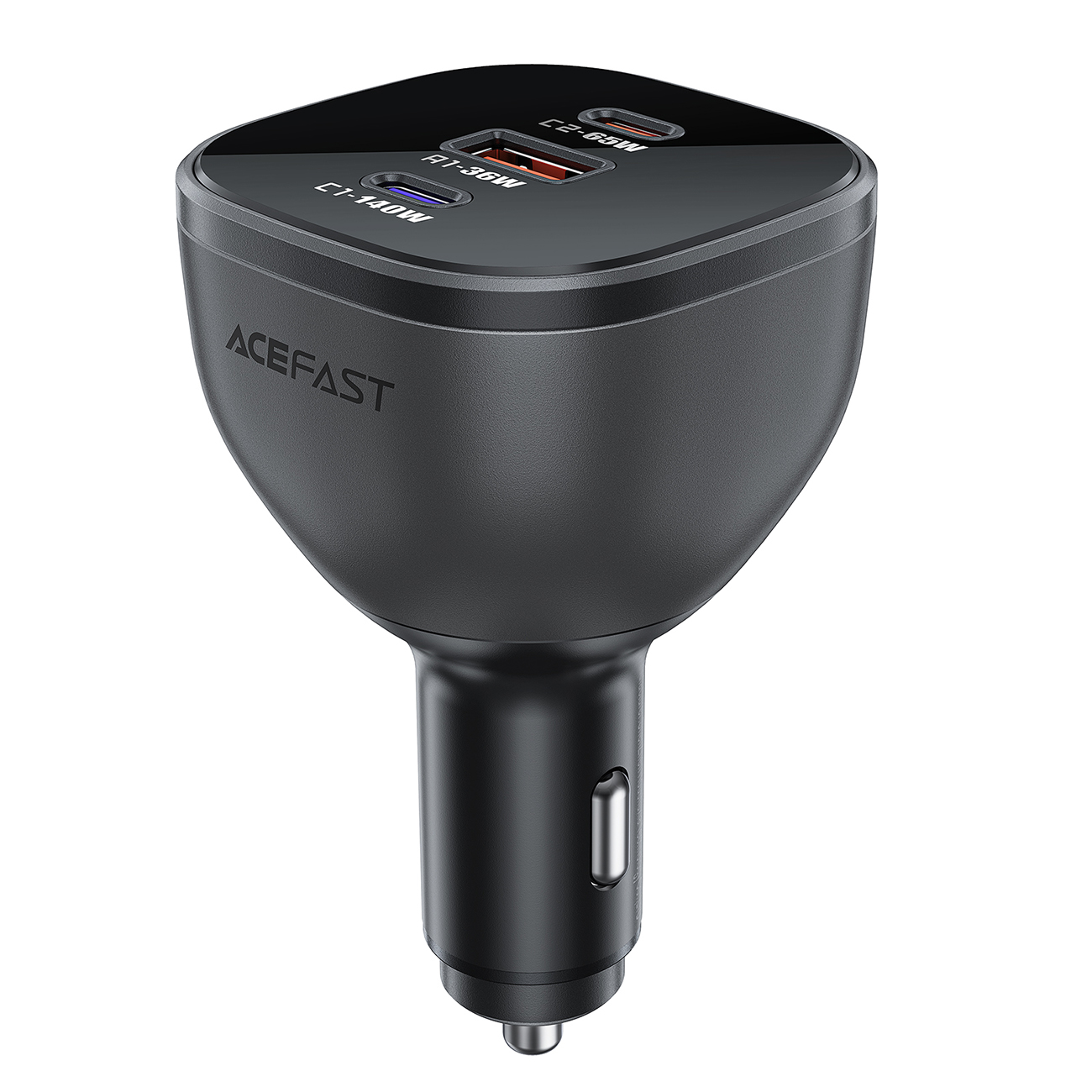 Acefast B14 automašīnas lādētājs 165W 2x USB-C 1x USB-A - melns