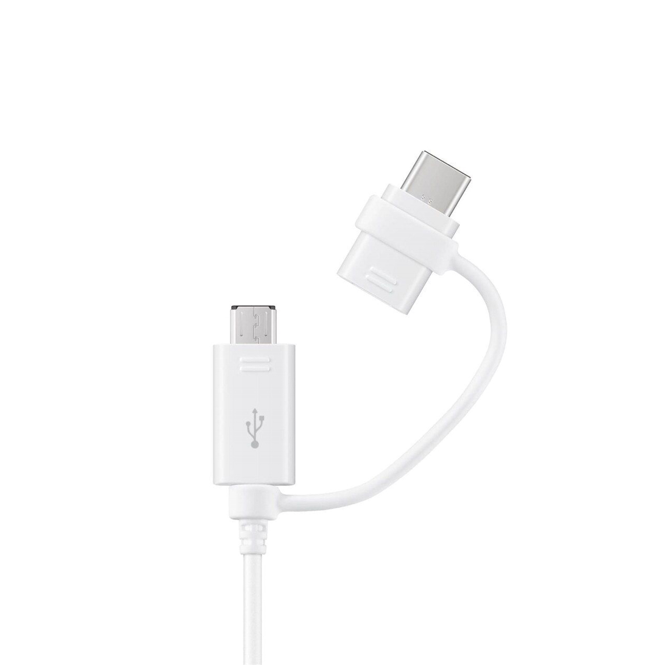 Samsung Combo EP-DG930DWEGWW kabelis USB-A / micro USB - USB-C 1.5m - balts