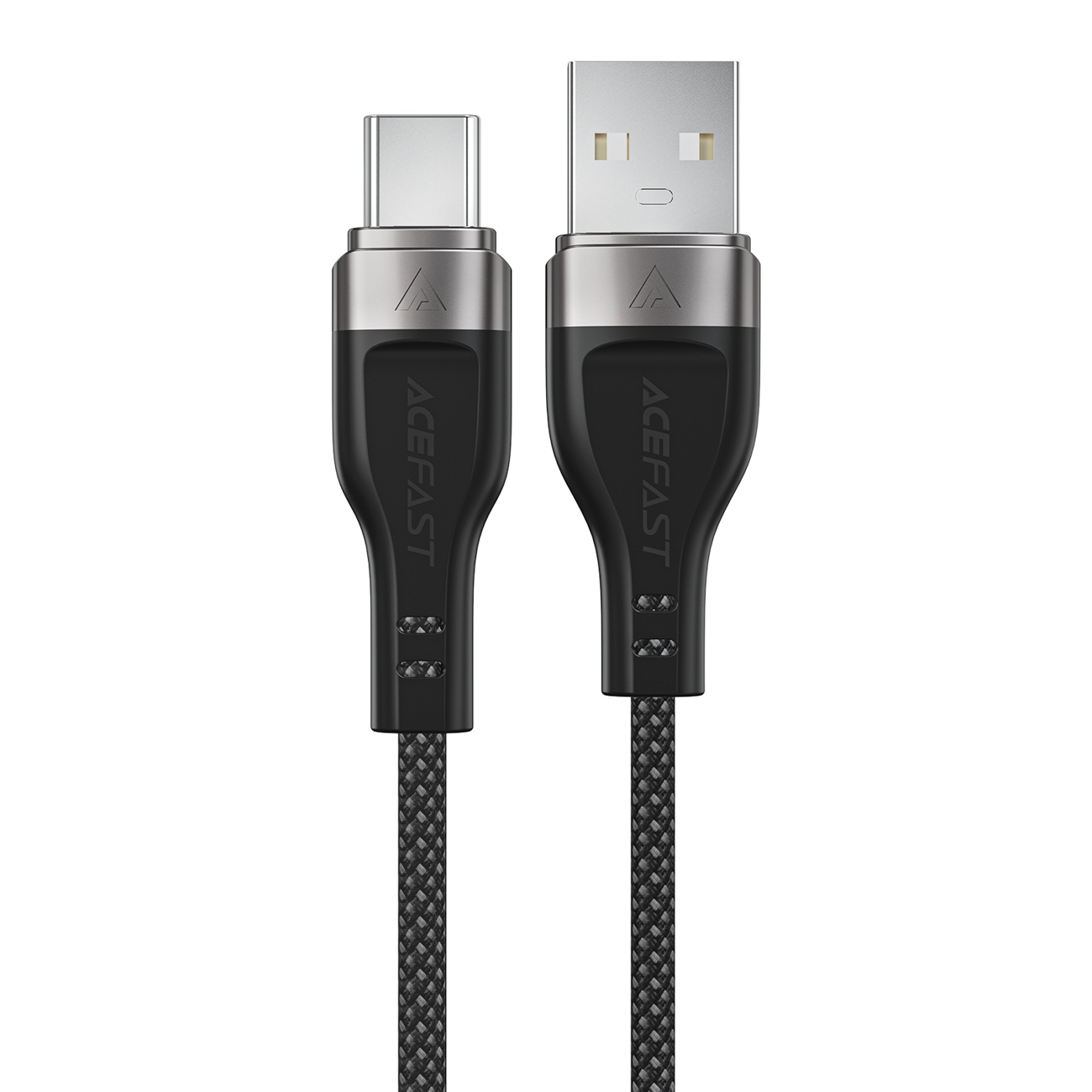 Acefast C11-04 USB-A - USB-C 3A kabelis 1.2m magnētiskais pīts - melns