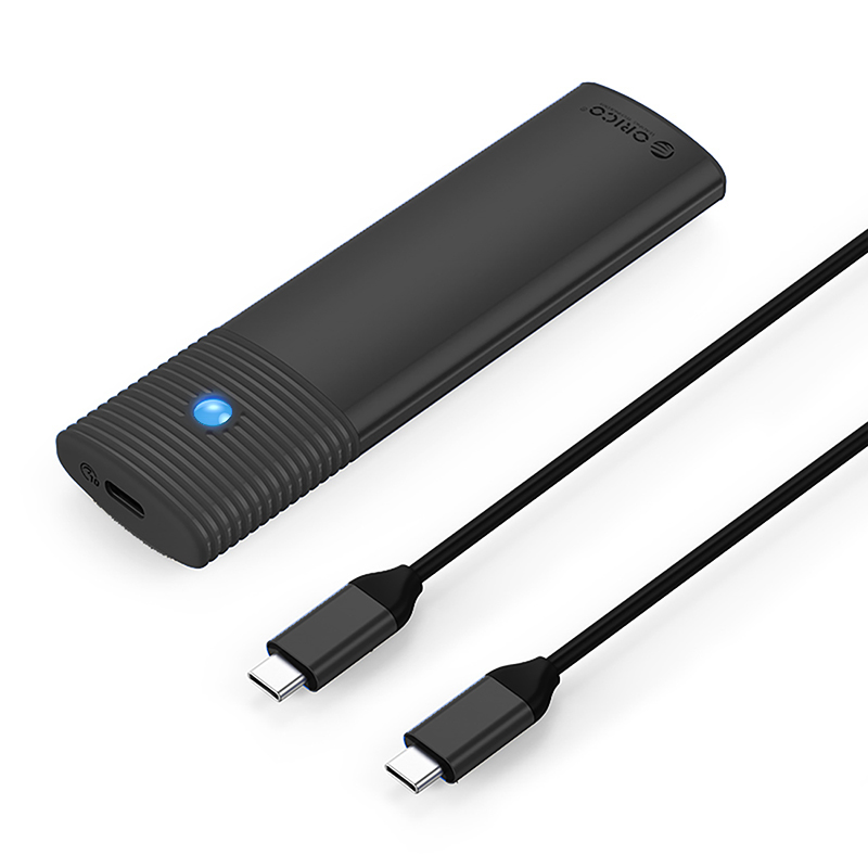 Orico PWM2-G2 M.2 NVME USB-C 10Gb/s disku ierīce - melna