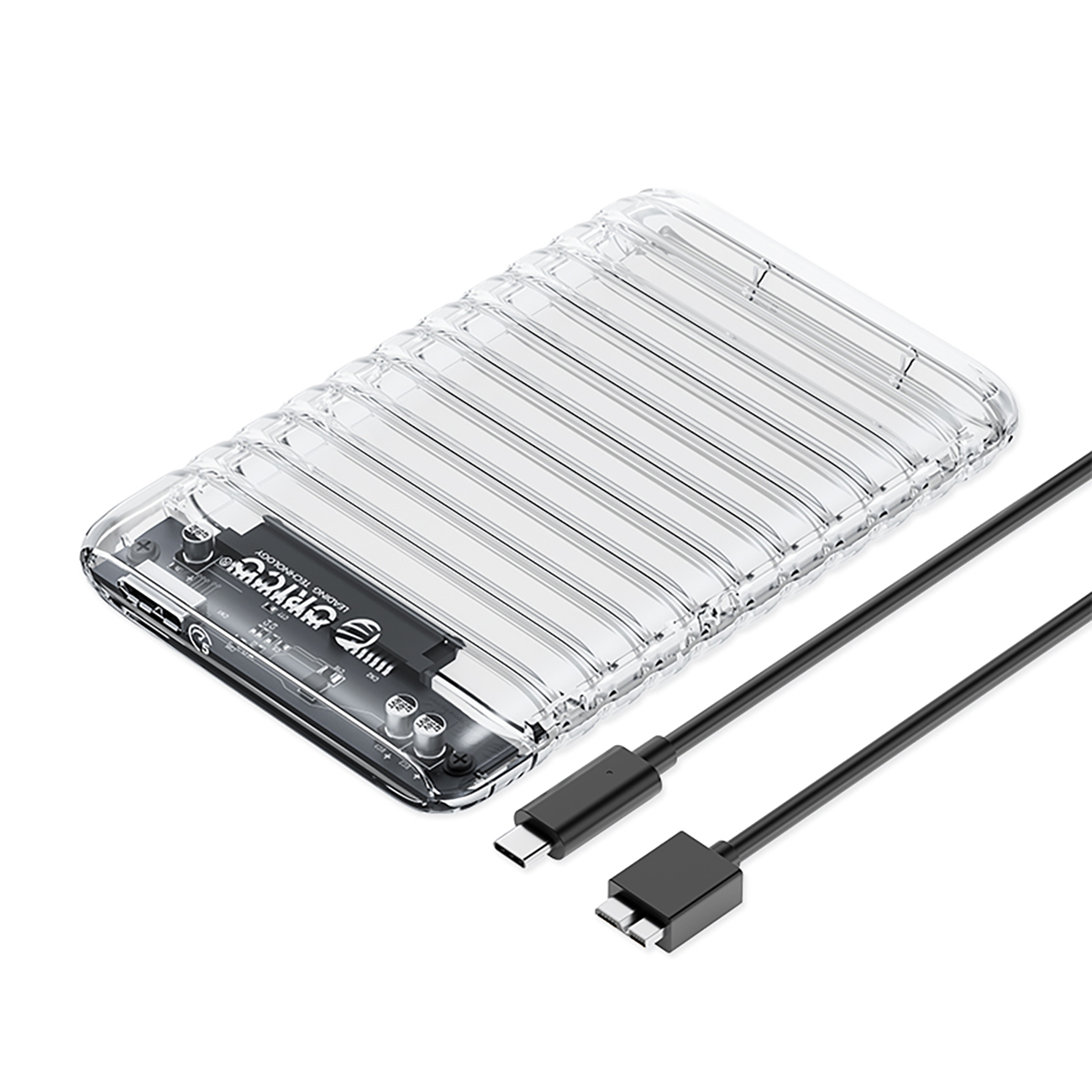 Orico 2139U3-V1 2.5" HDD/SSD USB Micro-B 5Gb/s disku ierīce - caurspīdīga