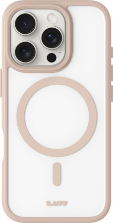 Laut Huex Protect Maciņš with MagSafe iPhone 16 Pro Max - Caurspīdīgs Beige
