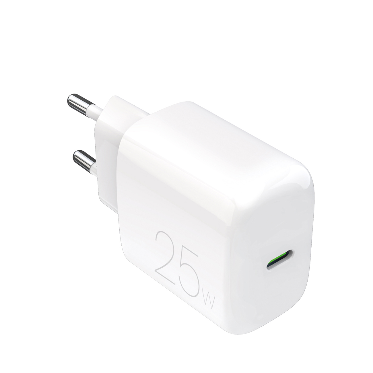Puro Daily Prolite 25W USB-C Power Delivery lādētājs - balts