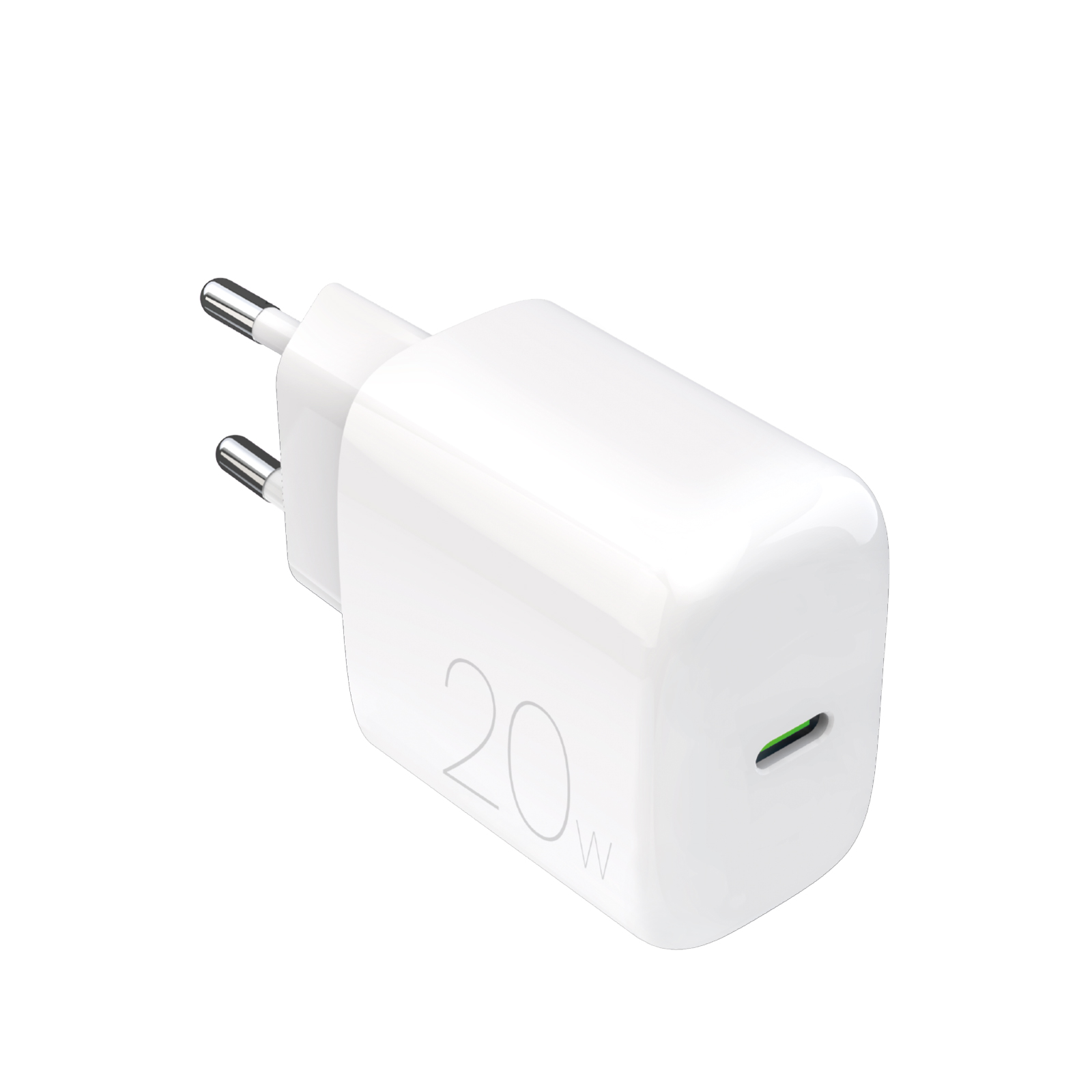 Puro PROLITE 20W USB-C sienas lādētājs - balts