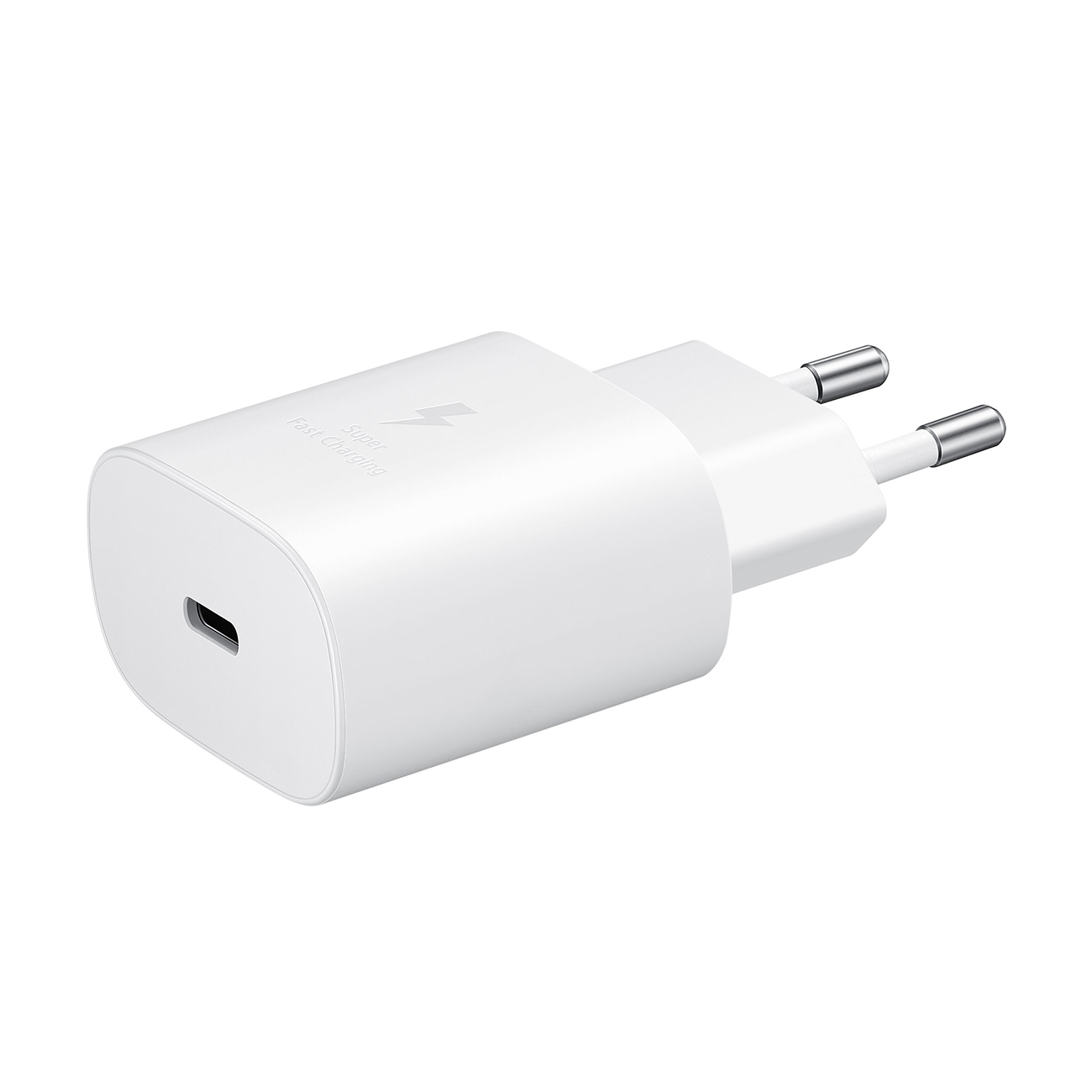 Samsung 25W EP-TA800EWE USB-C sienas lādētājs rezerves komplekts - balts