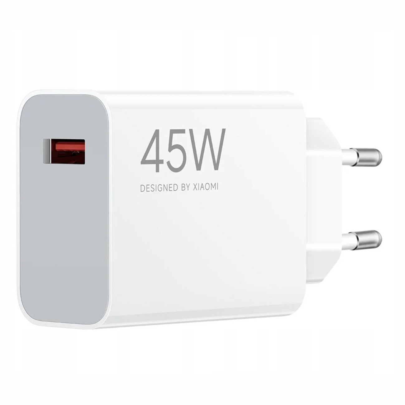 Xiaomi MDY-17-EF 45W USB-A sienas lādētājs - balts