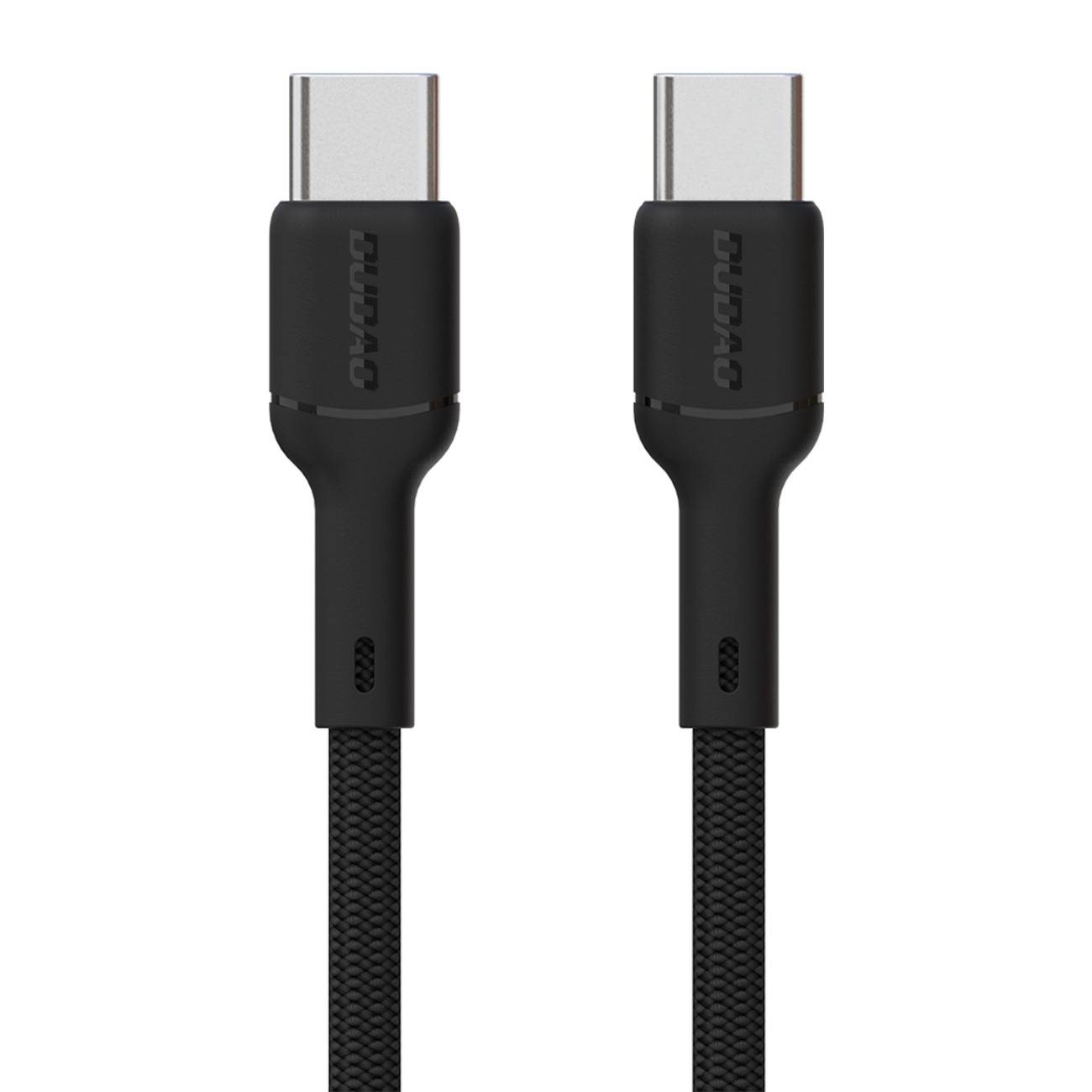 Dudao L9C 65W USB-C - USB-C kabelis 1m - melns