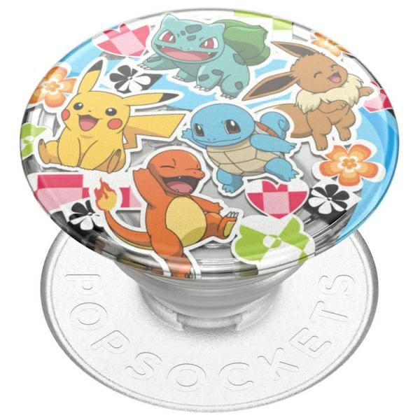 Popsockets 2 Pokemon Multi Transparent turētājs un tālruņa statīvs