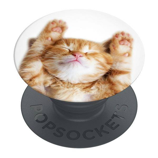Popsockets 2 Snoozy Cat turētājs un tālruņa statīvs