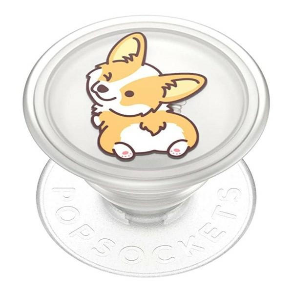 Popsockets PlantCore Grip Cheeky Corgi telefona turētājs un statīvs