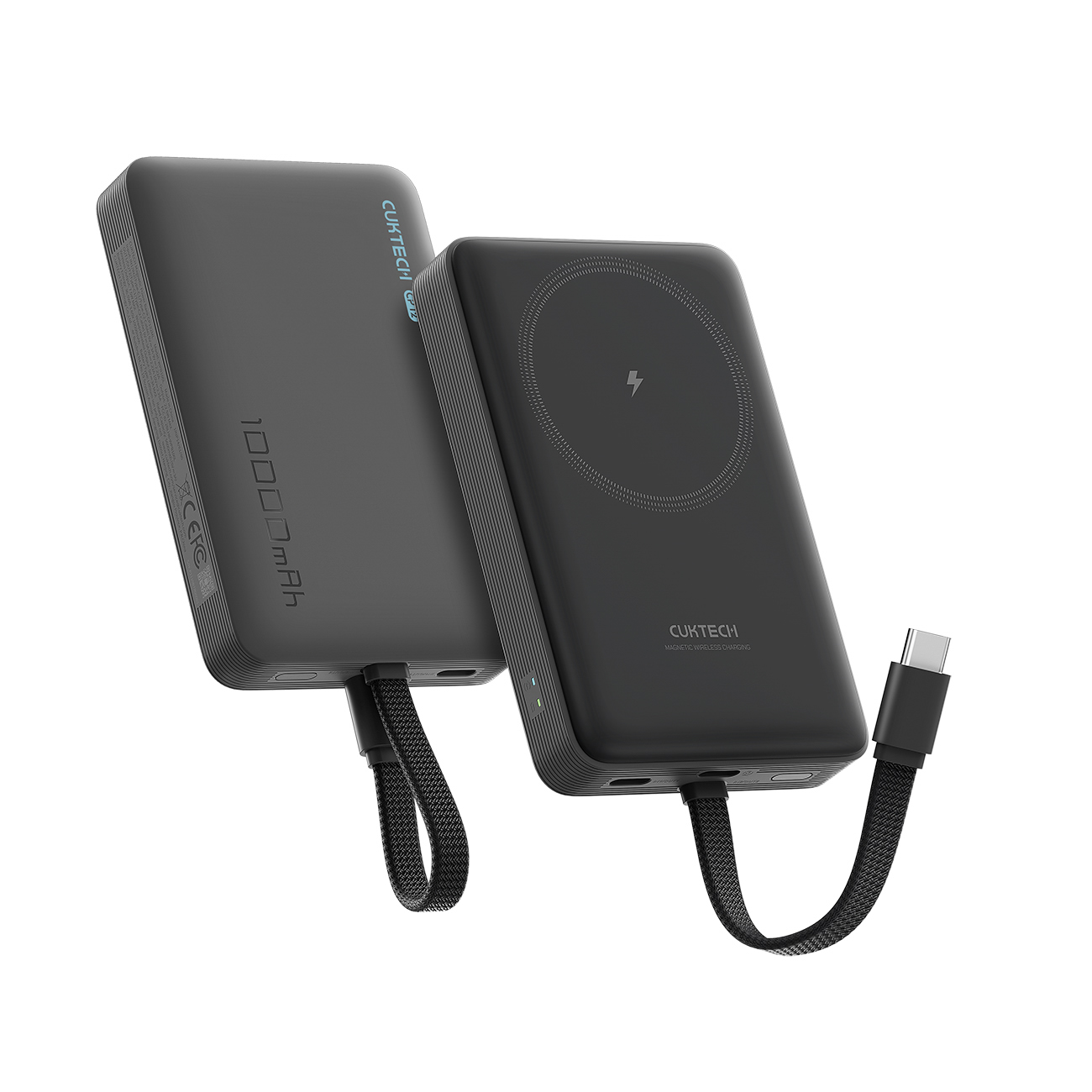 Cuktech CP132ML 10000mAh MagSafe portatīvais lādētājs melns