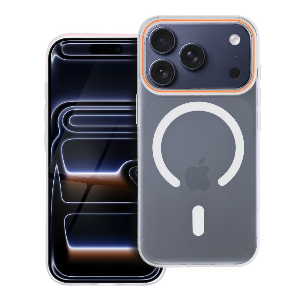 Maciņš GO ORANGE saderīgs ar MagSafe priekš OPPO Reno 14F caurspīdīgs