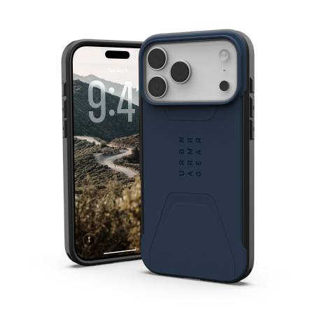 UAG Civilian MagSafe Maciņš iPhone 17 Pro Max - Tumši zils Zils