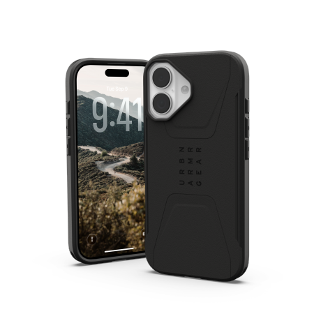 UAG Civilian MagSafe maciņš iPhone 17 - melns