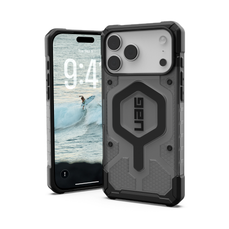 UAG Pathfinder Clear MagSafe Maciņš iPhone 17 Pro Max - Gray/Melns