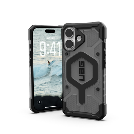 UAG Pathfinder Clear MagSafe Maciņš iPhone 17 - Melns and Gray