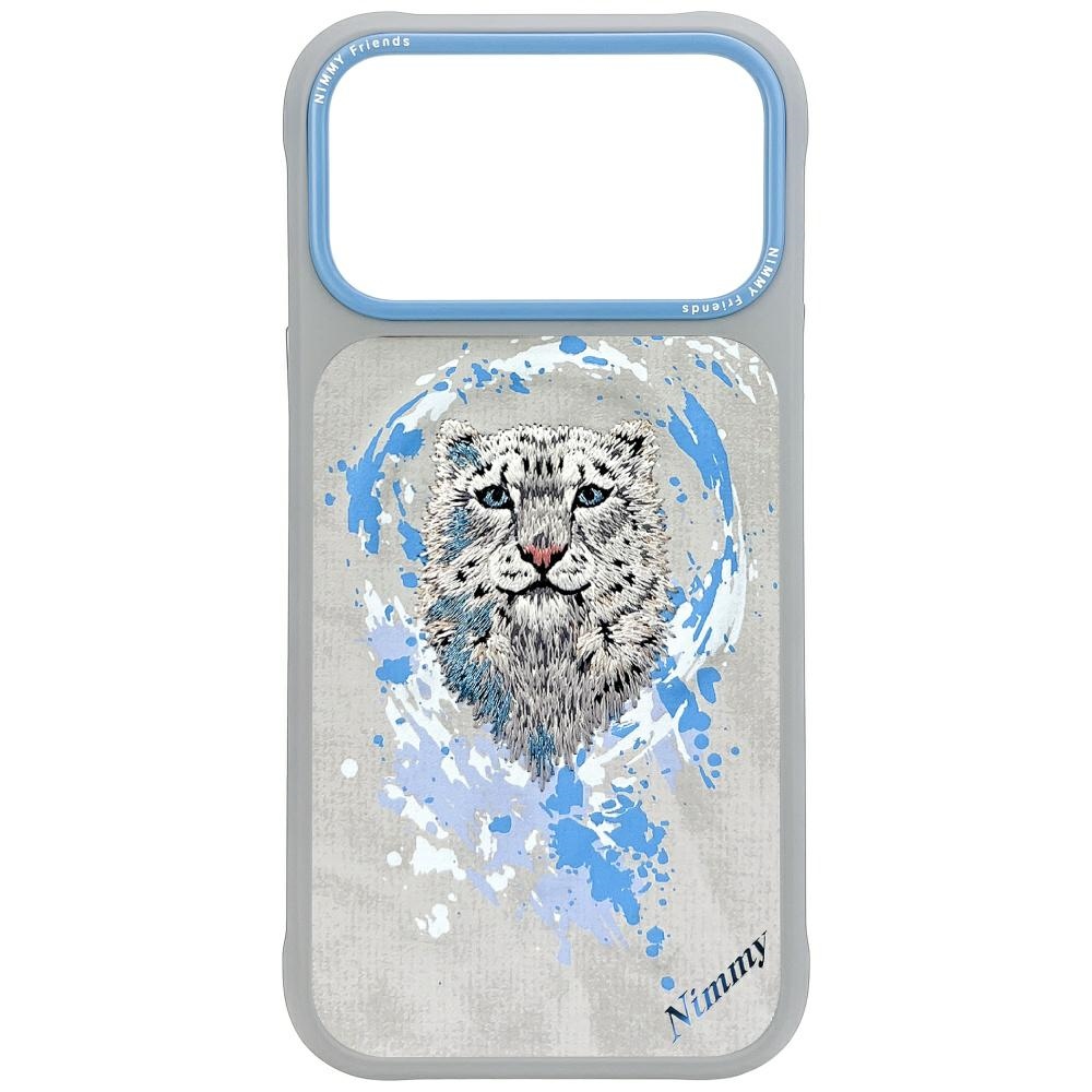 Nimmy Pantera Magnētiskais viedtālruņa apvalks iPhone 17 Pro - gaiši pelēks