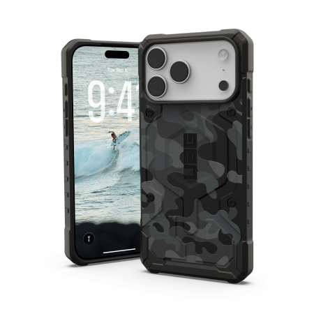 UAG Pathfinder Magnētiskais viedtālruņa apvalks iPhone 17 Pro Max - melns un pelēks