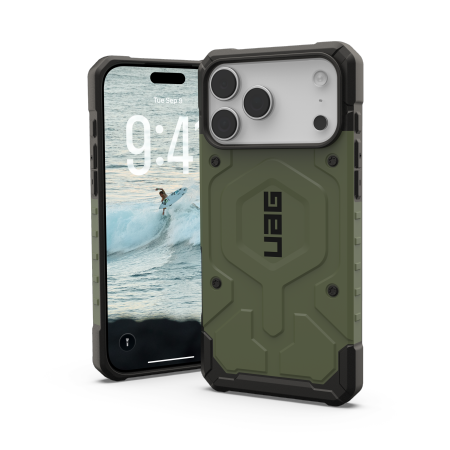 UAG Pathfinder Magnētiskais viedtālruņa apvalks iPhone 17 Pro Max - olīvu krāsas