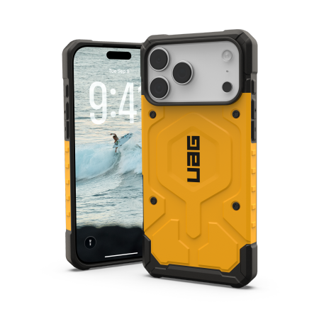UAG Pathfinder Magnētiskais viedtālruņa apvalks iPhone 17 Pro Max - dzeltens