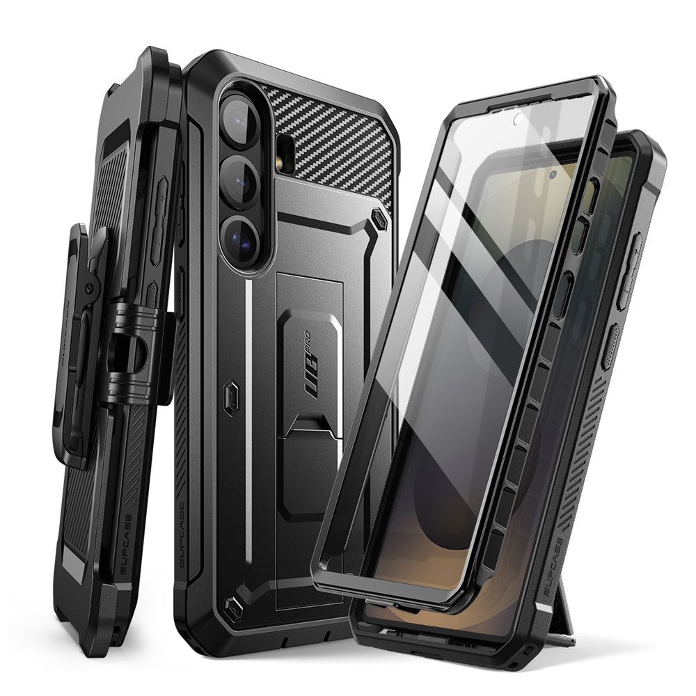Supcase Unicorn Beetle Pro maciņš Samsung Galaxy S25 FE melns