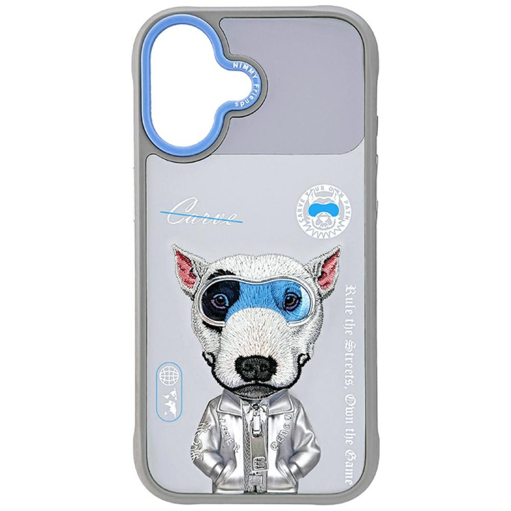 Nimmy Cool&Cute 2.0 nag viedtālruņa apvalks iPhone 17 - pelēks