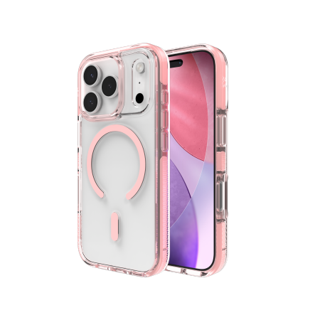 ZAGG Santa Cruz Snap Magnētiskais viedtālruņa apvalks iPhone 17 Pro – rozā