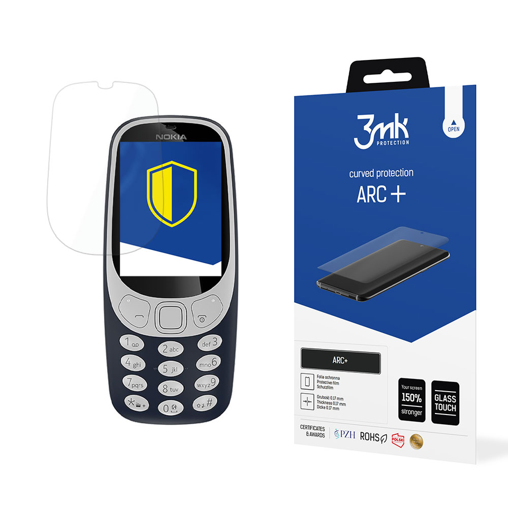 3mk ARC+ aizsargplēve tālrunim Nokia 3310 2017