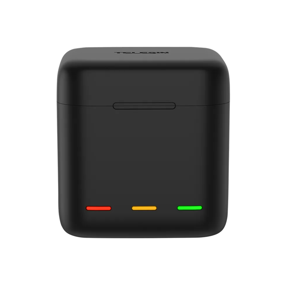 Telesin 3 slotu lādētāja kārba GoPro Hero 12 / Hero 11 / Hero 10 / Hero 9