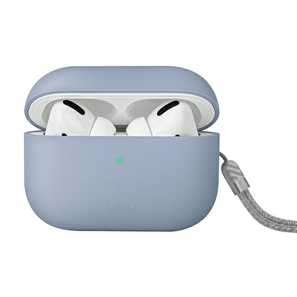 Uniq Lino silikona AirPods Pro 2 apvalks - zils