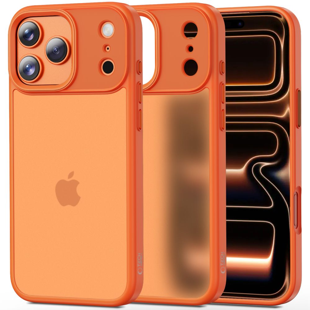 Tech-Protect MagMat maciņš iPhone 17 Pro oranžs matēts