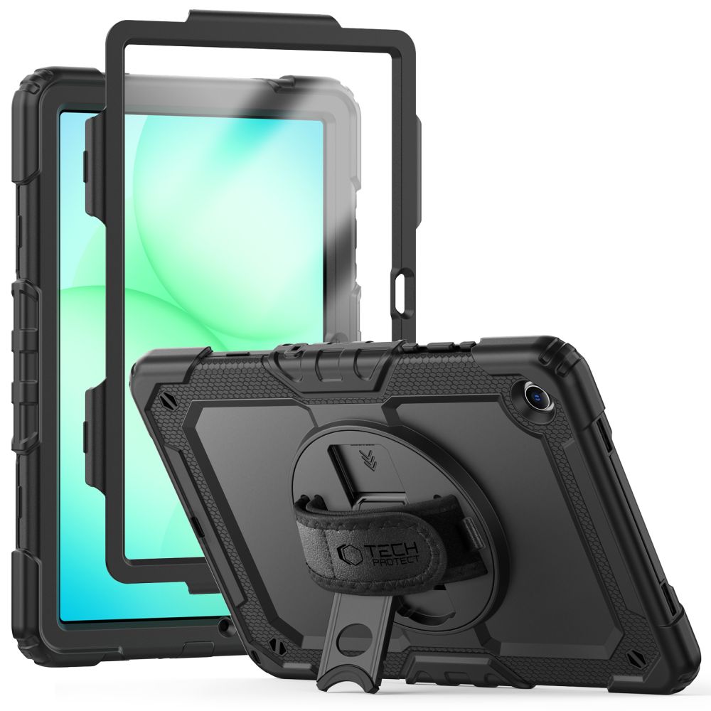 Tech-Protect Solid macins priekš Samsung Galaxy Tab A9+ / A11+ Plus 11.0 X210 / X215 / X216 / X230 / X235 / X236 - Melns