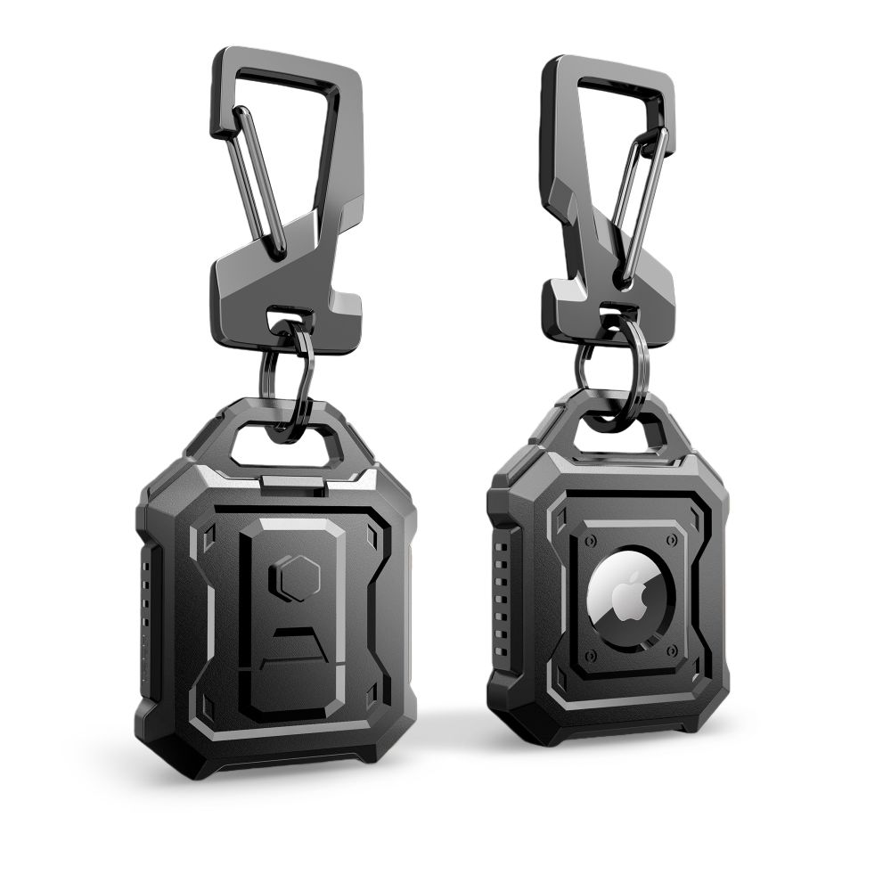 Tech-Protect Kevlar Pro macins priekš Apple AirTag 1/2 - Melns