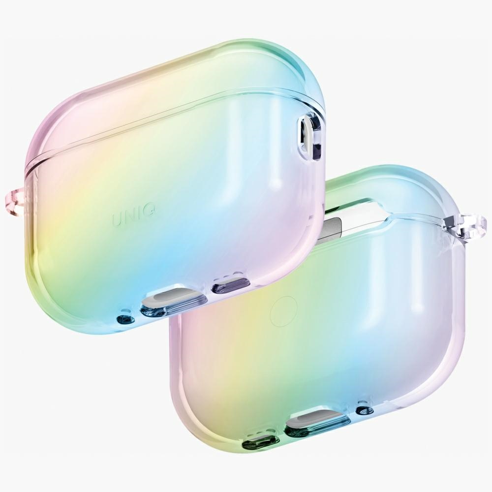 Uniq Iridescia Hang macins AirPods Pro 3 - caurspidigs daudzkrasu