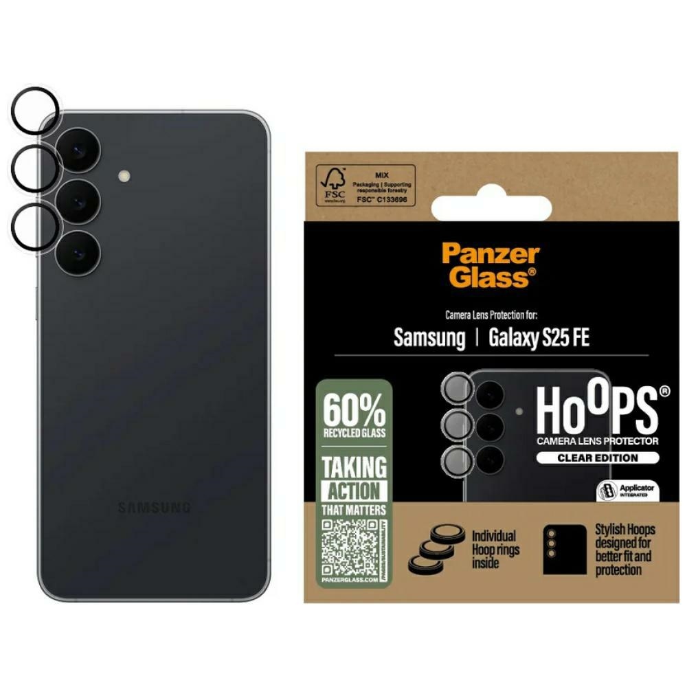 PanzerGlass Hoops Lens Protector rudits stikls Samsung Galaxy S25 FE