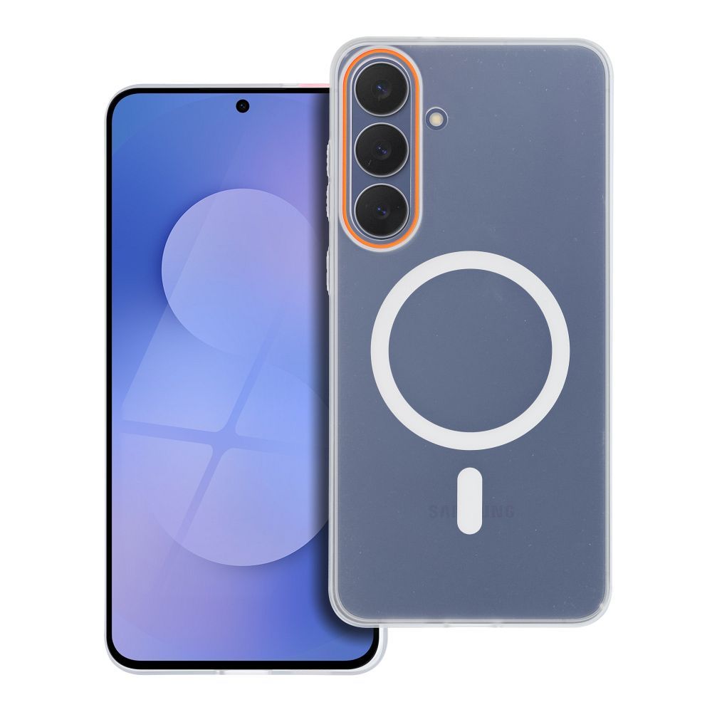 Maciņš GO ORANGE saderīgs ar MagSafe priekš REDMI 15 4G / 15 5G caurspīdīgs