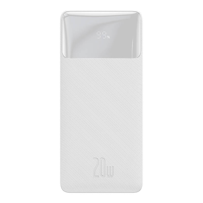 Powerbank Baseus Bipow 10000mAh, 20W (balta)
