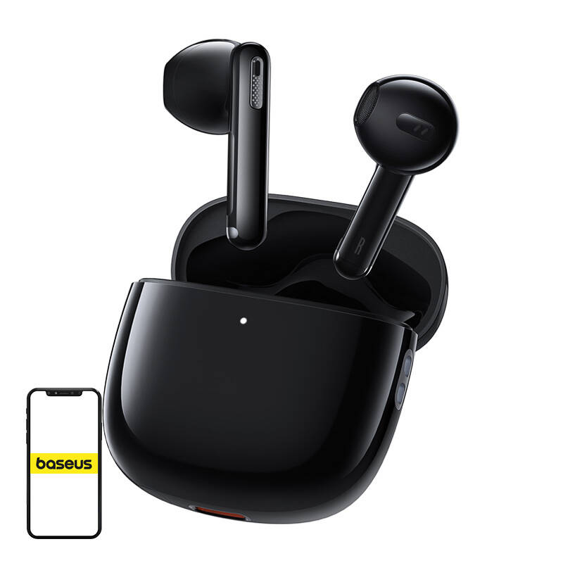 Austiņas TWS Baseus Bowie WX5 (melnas)